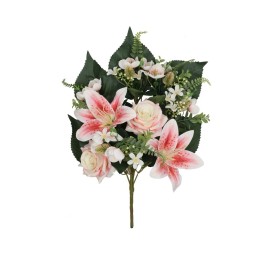 CONJUNTO ROSA-LILIUM X 9 -53CM (ROSA)