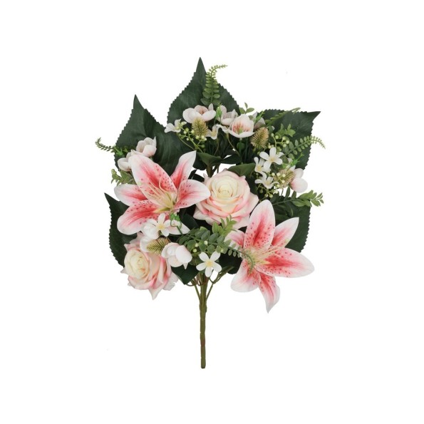 CONJUNTO ROSA-LILIUM X 9 -53CM (ROSA)
