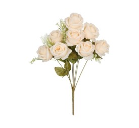 RAMO ROSAS (A) X 8 - 47 CM (MARFIL)
