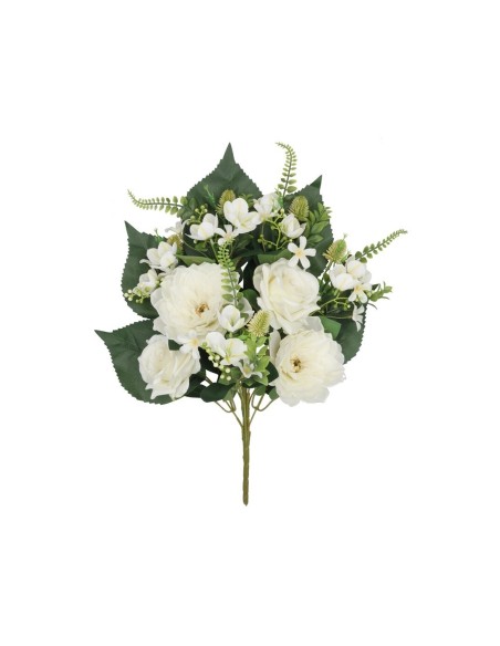 CONJUNTO DALIAS-ROSAS X 9-51 CM (BLANCO)