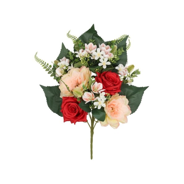 CONJUNTO DALIAS-ROSAS X 9-51 CM (ROJO)