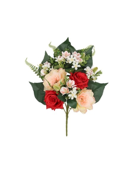 CONJUNTO DALIAS-ROSAS X 9-51 CM (ROJO)
