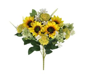 RAMO GIRASOLES-ALIUM X 12 - 52 CM (AM)