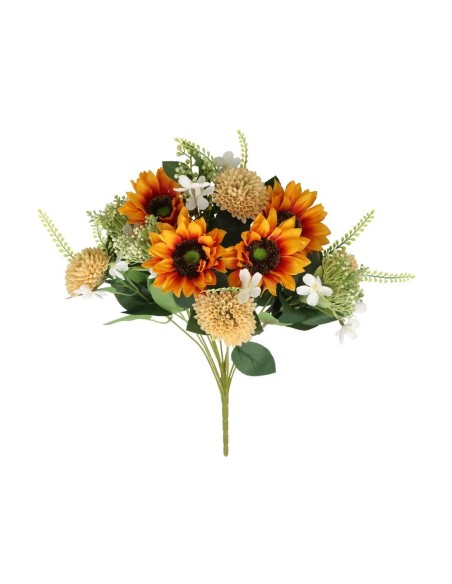 RAMO GIRASOLES-ALIUM X 12 - 52 CM (NAR)