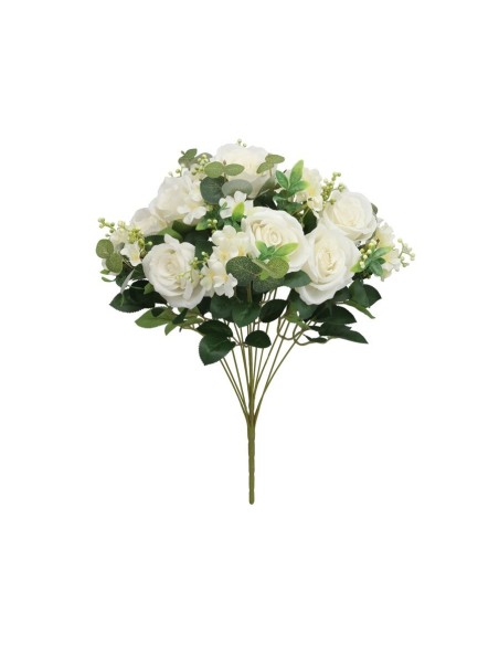 RAMO ROSAS-HORTENSIA X 13-51 CM (BLANCO)