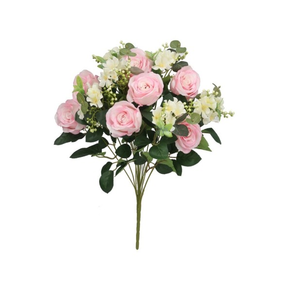 RAMO ROSAS-HORTENSIA X 13-51 CM (ROSA)