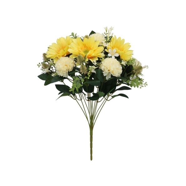 RAMO GERBERA-CRISANTEMOS  X 12-51CM (AM)