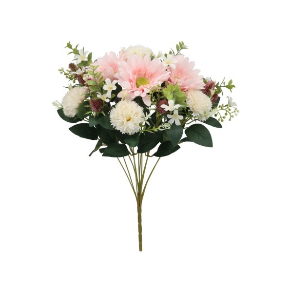 RAMO GERBERA-CRISANTEMOS  X 12-51CM (RS)