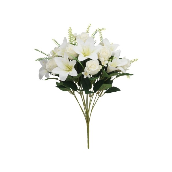 RAMO CAPULLOS-LILIUM X 13-52CM (BLANCO)