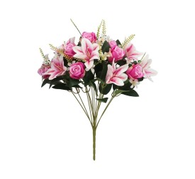 RAMO CAPULLOS-LILIUM X 13 -52CM (FUCSIA)