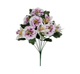 RAMO CAMELIAS-ORQUIDEAS X 9-43 CM (VIO)