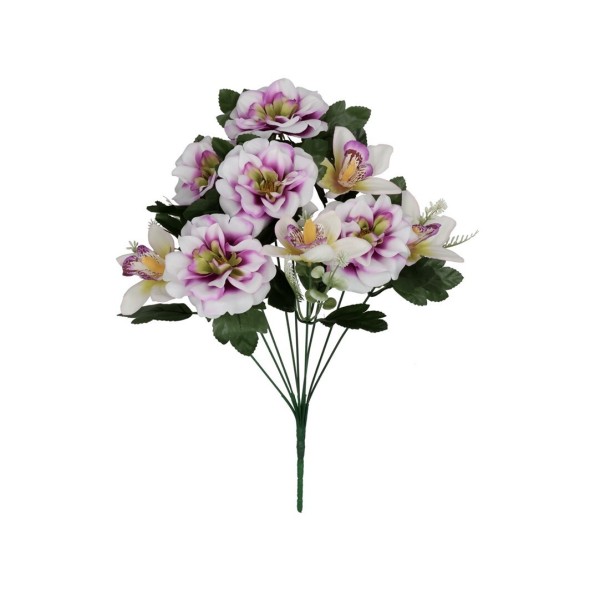 RAMO CAMELIAS-ORQUIDEAS X 9-43 CM (VIO)