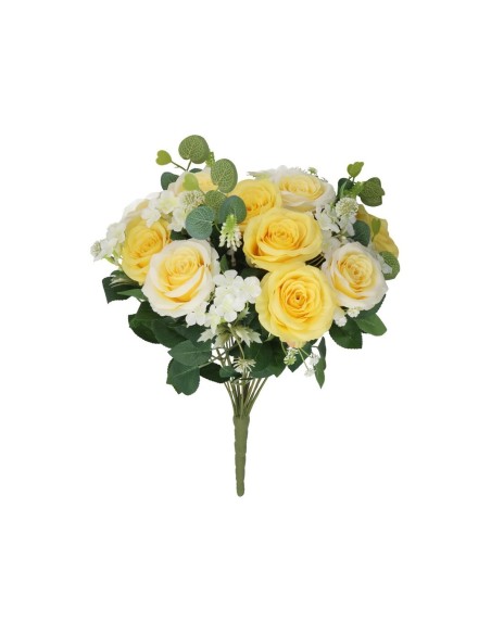 RAMO ROSAS SUPER X 22 - 52 CM (AMARILLO)