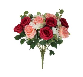 RAMO ROSAS SUPER X 22 - 52 CM (ROJO)