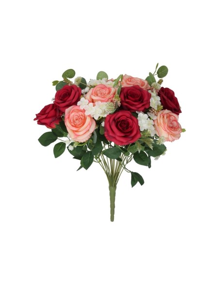 RAMO ROSAS SUPER X 22 - 52 CM (ROJO)