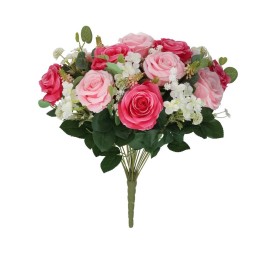 RAMO ROSAS SUPER X 22 - 52 CM (ROSA)