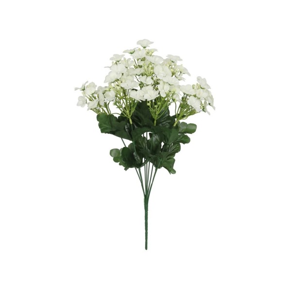 RAMO VIOLETAS X 9 - 45 CM (BLANCO)