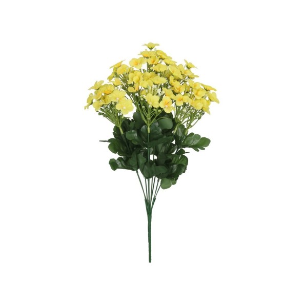RAMO VIOLETAS X 9 - 45 CM (AMARILLO)