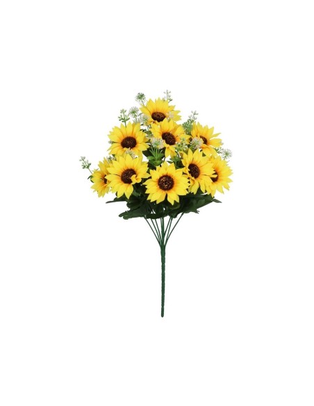 RAMO GIRASOL X 9 - 44 CM (AMARILLO)
