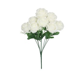 RAMO ROSAS GYPSO X 8-47 CM (BLANCO)
