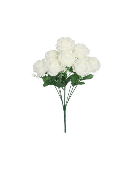 RAMO ROSAS GYPSO X 8-47 CM (BLANCO)