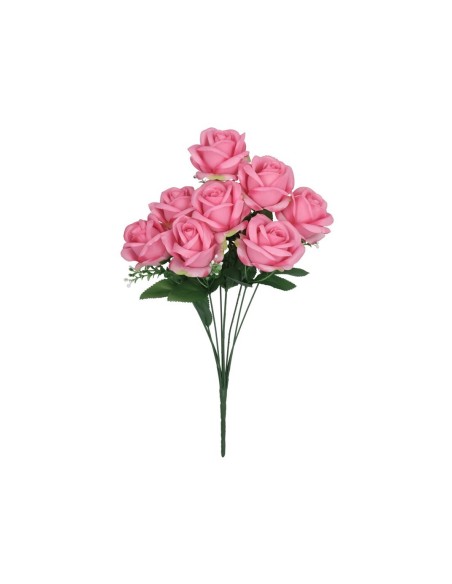 RAMO ROSAS GYPSO X 8-47 CM (FUCSIA)