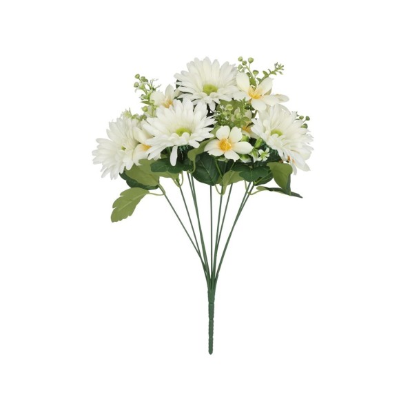 RAMO GERBERA MIX X 9-44 CM (BLANCO)