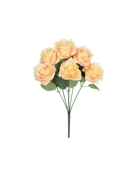 RAMO ROSAS SATIN  X 6-43 CM (TE)