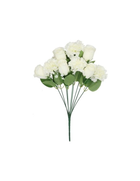 RAMO CLAVEL-CAPULLOS X 9-44 CM (BLANCO)