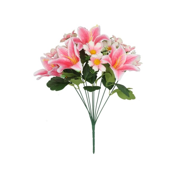 RAMO AZUCENAS-DAISY X 9-49 CM (FUCSIA)