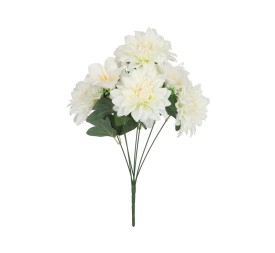 RAMO DALIAS-AZUCENA X 7-46 CM (BLANCO)