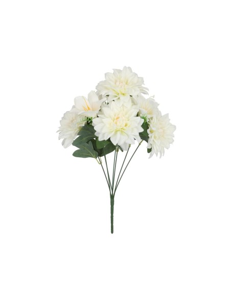RAMO DALIAS-AZUCENA X 7-46 CM (BLANCO)