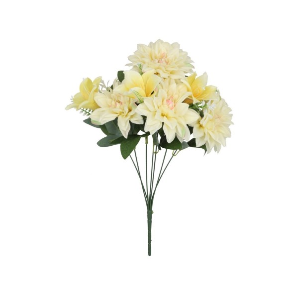 RAMO DALIAS-AZUCENA X 7-46 CM (AM)