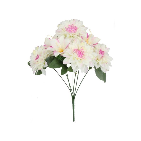 RAMO DALIAS-AZUCENA X 7-46 CM (MALVA)
