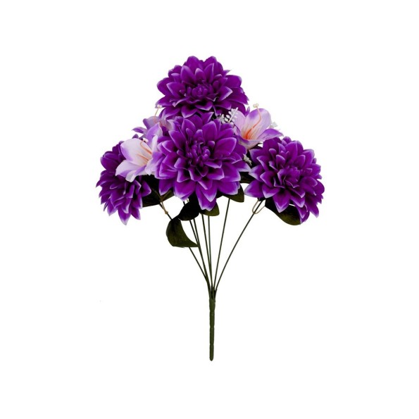 RAMO DALIAS-AZUCENA X 7-46 CM (VIO)