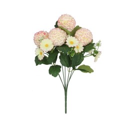 RAMO POM-POM X 7 - 43 CM (ROSA)