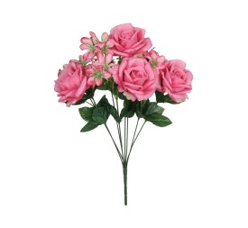 RAMO ROSAS BIG-LILIES X 8-46 CM (FUCSIA)
