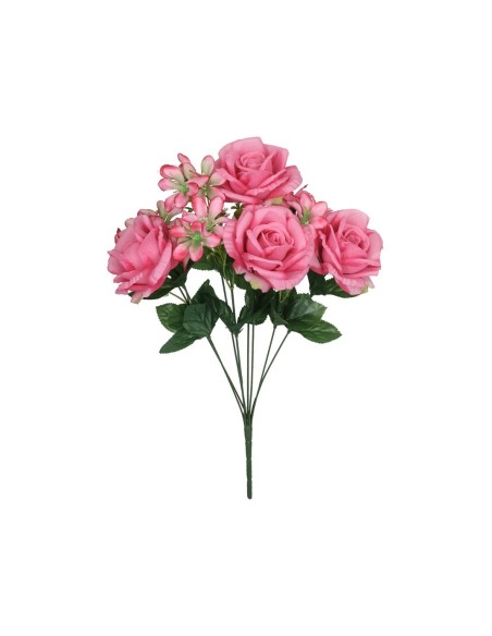 RAMO ROSAS BIG-LILIES X 8-46 CM (FUCSIA)