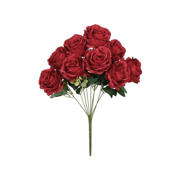 RAMO ROSAS GIG X 9 - 56 CM (ROJO)