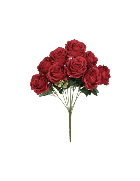 RAMO ROSAS GIG X 9 - 56 CM (ROJO)