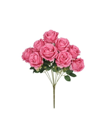 RAMO ROSAS GIG X 9 - 56 CM (FUCSIA)