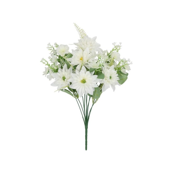 RAMO DALIAS MIX X 10 - 48 CM (BLANCO)