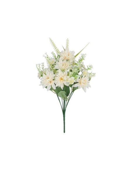 RAMO DALIAS MIX X 10 - 48 CM (CREMA)