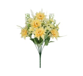RAMO DALIAS MIX X 10 - 48 CM (AMARILLO)