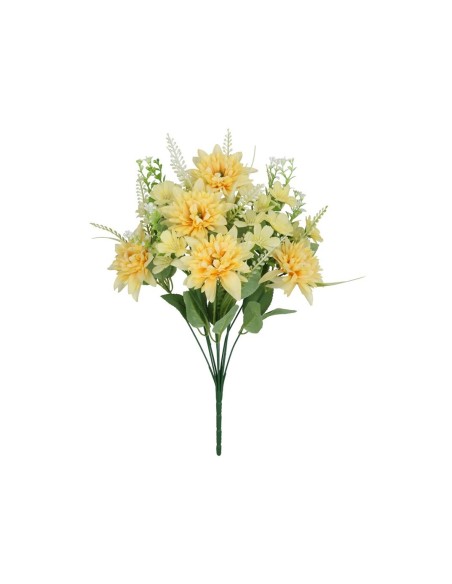 RAMO DALIAS MIX X 10 - 48 CM (AMARILLO)