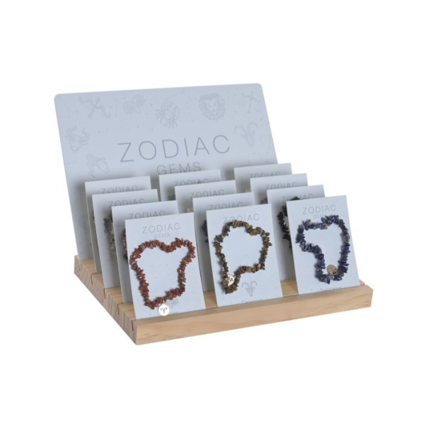 PULSERAS GEMAS 1X0,8X18,5 SIGNOS DEL ZODIACO 12 SURT