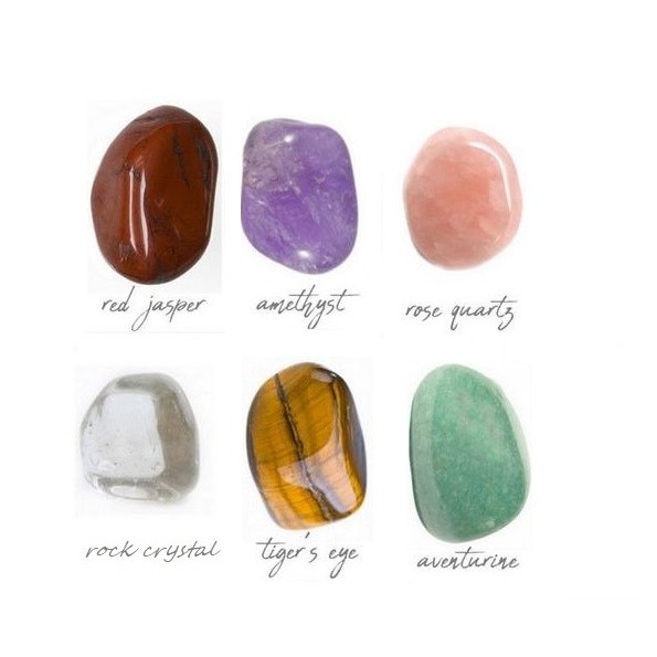 PIEDRAS GEMAS 3,5X0,8X3,5 JASPER ROJO, AMETISTA 6