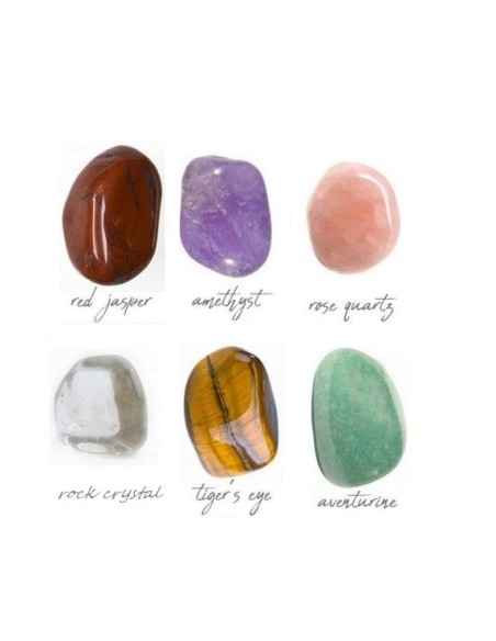 PIEDRAS GEMAS 3,5X0,8X3,5 JASPER ROJO, AMETISTA 6