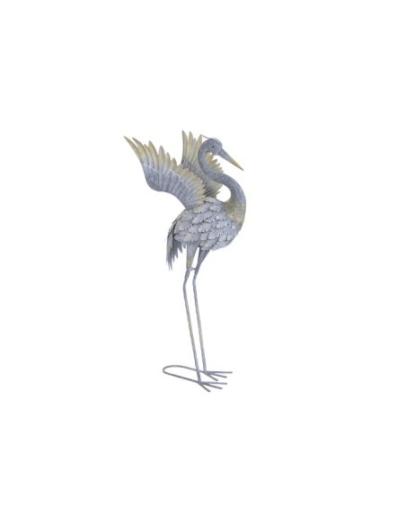 FIGURA METAL 34X40,6X82,6 GARZA GRIS