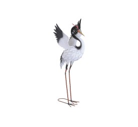 FIGURA METAL 29,8X40X86 GARZA BLANCO